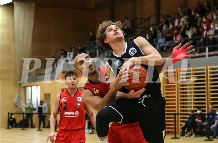 Basketball Zweite Liga 2021/22, Grunddurchgang 12.Runde Mistelbach Mustangs vs. Raiders Tirol


