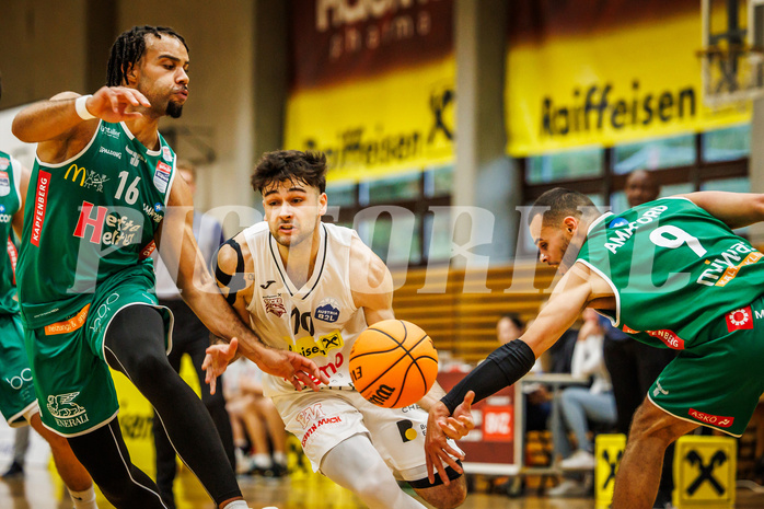 Basketball, Basketball Zweite Liga 2023/24, Grunddurchgang 2.Runde, Mattersburg Rocks, Future Team Steiermark, Julian Alper (10)