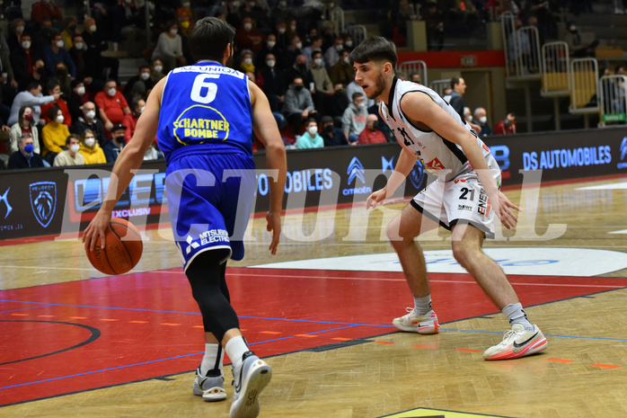 Basketball Superliga 2021/22, Grunddurchgang. 10.Runde Flyers Wels vs. Swans Gmunden