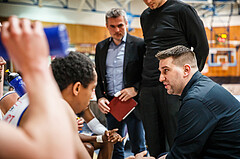 Basketball, bet-at-home Basketball Superliga 2020/21, Platzierungsrunde, 5. Runde, Oberwart Gunners, Flyers Wels, Horst Leitner (Coach)
