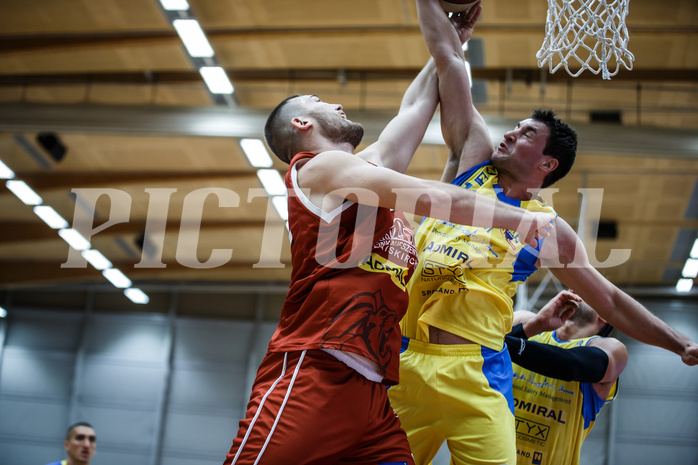 Basketball, Admiral Basketball Superliga 2019/20, Grunddurchgang 18.Runde, SKN St. Pölten Basketball, Traiskirchen Lions, Nikias Schönerstedt (12); Florian Trmal (12)