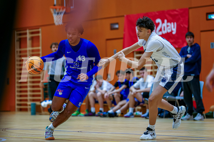 24.11.2024 Österreichischer Basketballverband 2024/25, SLMU16, Vienna Timberwolves vs. ATSE Graz