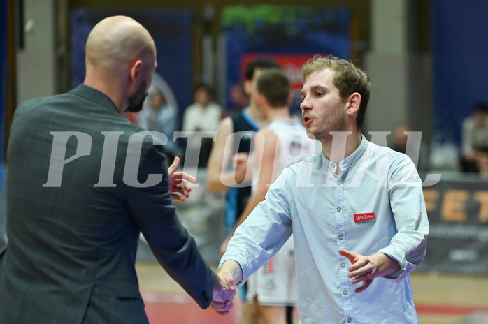 Basketball, Superliga 2023/24, Grunddurchgang 22. Runde, Flyers Wels vs. Vienna Timberwolves,
