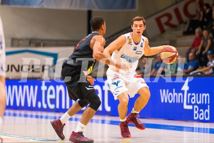 Basketball, ABL 2017/18, Grunddurchgang 3.Runde, Oberwart Gunners, Flyers Wels, Jakob Szkutta (4)