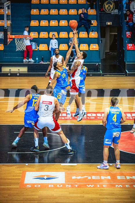 Basketball, Win2Day Superliga 2022/23, Grunddurchgang 7.Runde, BC GGMT Vienna, SKN St. Pölten, Christopher Ferguson (20), Khalid Thomas (15)