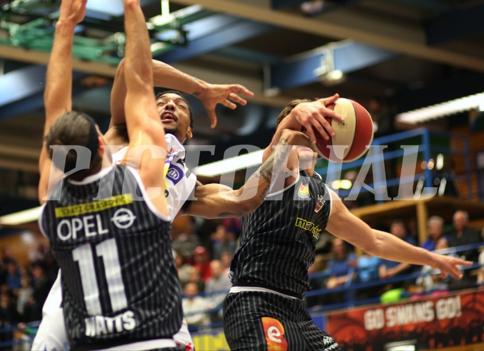Basketball ABL 2015/16 Grunddurchgang 23.Runde Gmunden Swans vs. Güssing Knights


