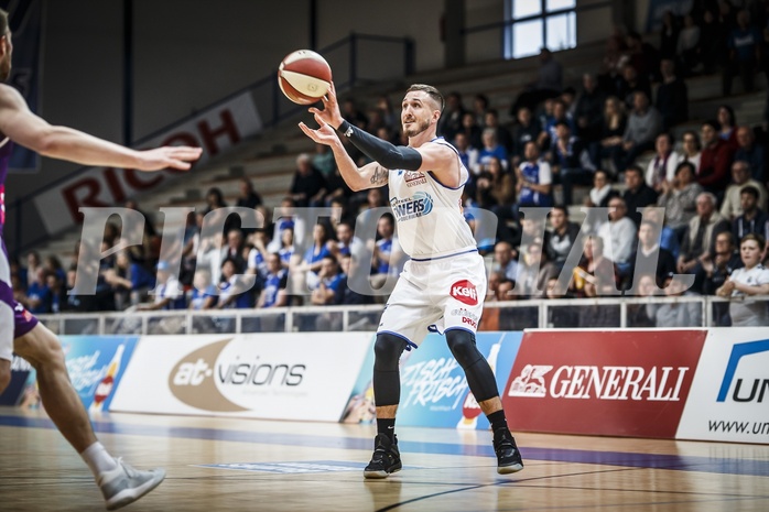 Basketball, ABL 2018/19, Grunddurchgang 33.Runde, Oberwart Gunners, Vienna DC Timberwolves, Hayden Thomas Lescault (11)