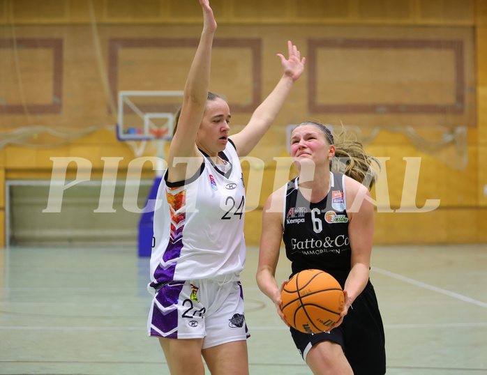 Basketball Damen Superliga 2023/24, Grunddurchgang 10.Runde Vienna United vs. Basket Flames