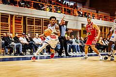 Basketball, win2day Basketball Superliga 2024/25, Grunddurchgang Runde 3, BBC Nord Dragonz, Flyers Wels, Rayshawn Mart (3)