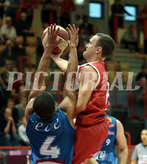 Basketball ABL 2015/16 Grunddurchgang 2.Runde  Traiskirchen Lions vs Kapfenberg Bulls