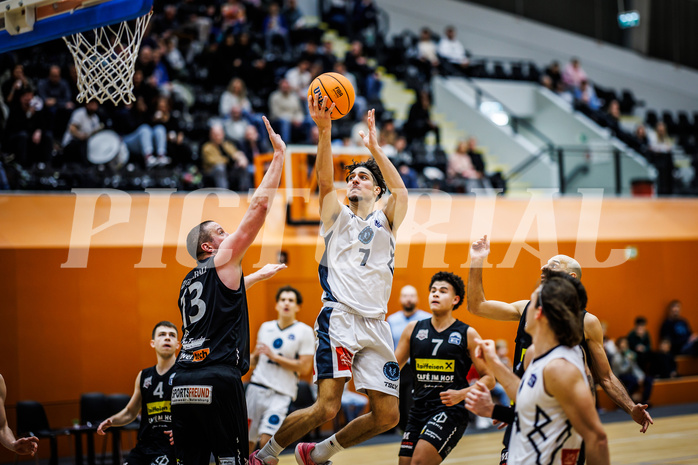 Basketball, Basketball Zweite Liga 2024/25, Grunddurchgang 11.Runde, Vienna Timberwolves, Mattersburg Rocks, Armin Karian (7)