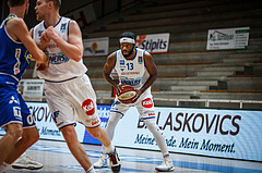 Basketball, bet-at-home Basketball Superliga 2020/21, Grunddurchgang 14. Runde, Oberwart Gunners, Gmunden Swans, Quincy Diggs (13)