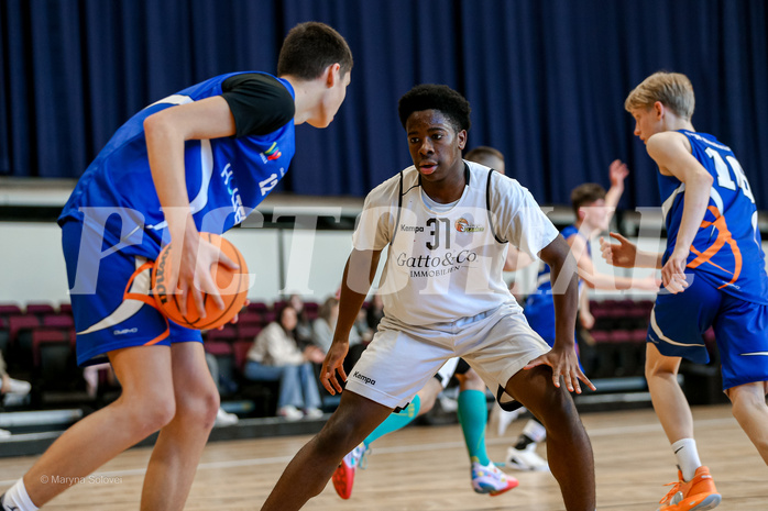 02.03.2025 Österreichischer Basketballverband 2024/25, SLMU16 Basket Flames WAT vs. FCN Baskets Wels