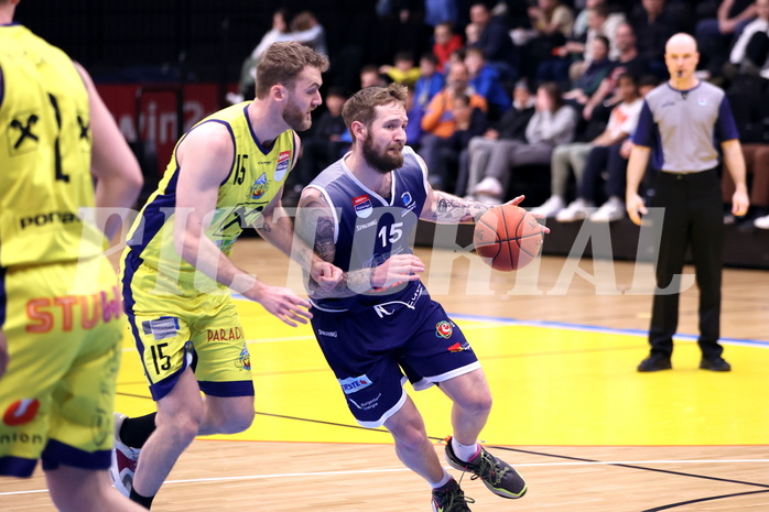 10.04.2023, Graz, Raiffeisen Sportpark Graz, Basketball Superliga 2022/23, 9. Qualifikationsrunde, UBSC Raiffeisen Graz vs. COLDAMARIS BBC Nord Dragonz