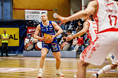 Basketball, Win2Day Superliga 2024/25, 2. Platzierungsrunde, Traiskirchen Lions, Oberwart Gunners, Sebastian Käferle (7)