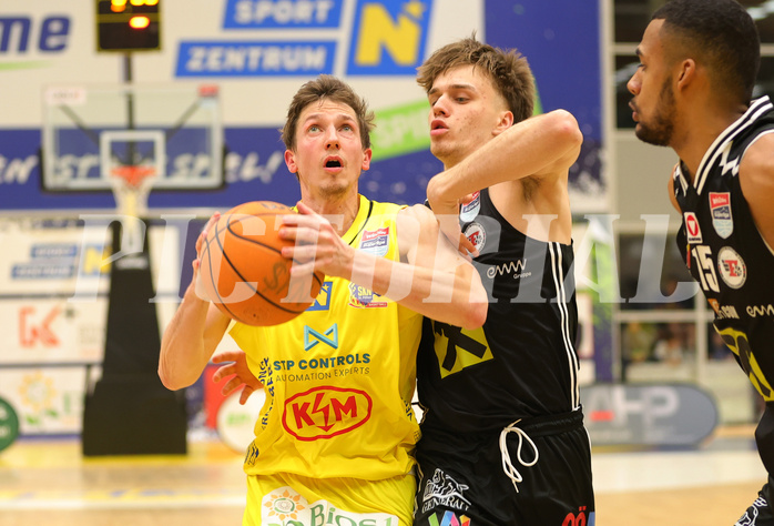 Basketball Superliga 2023/24, 2.Plazierungsrunde SKN St. Pölten vs. Flyers Wels