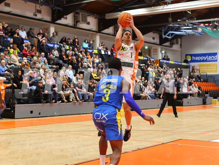 Basketball Superliga 2024/25, Grunddurchgang 18.Runde Klosterneuburg Dukes vs. SKN St. Pölten