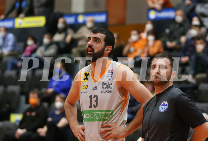 Basketball Superliga 2021/22, Grunddurchgang 14.Runde Klosterneuburg Dukes vs. SKN St. Pölten


