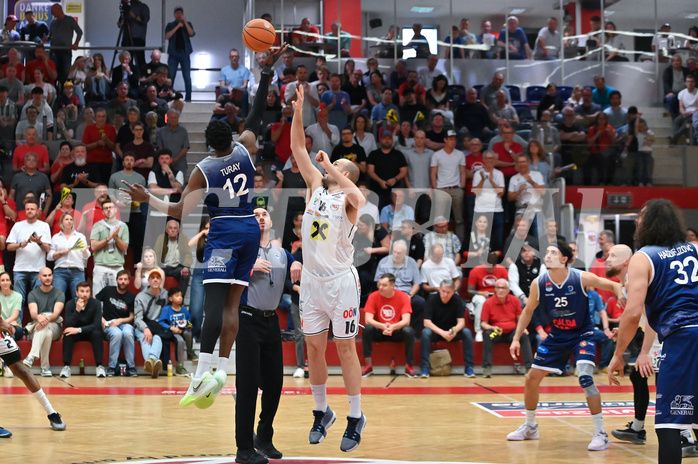 Basketball Superliga 2024/25, Playoff, Viertelfinale Spiel 3, Flyers Wels vs BBC Nord Dragonz,
