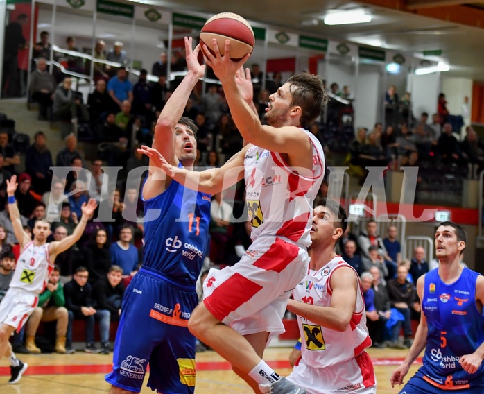 Basketball ABL 2018/19 Grunddurchgang 22. Runde Flyers Wels vs Bulls Kapfenberg