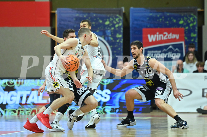 Basketball Superliga 2023/24, 8.Plazierungsrunde,
Flyers Wels vs. Gmunden Swans

