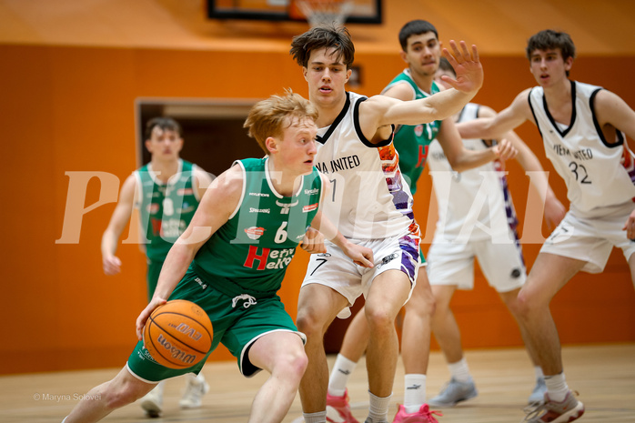 22.03.2025 Österreichischer Basketballverband 2024/25, SLMU19, Vienna United vs. Kapfenberg Bulls 