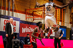 Basketball, win2day Basketball Superliga 2024/25, Grunddurchgang Runde 21, BBC Nord Dragonz, BC Vienna, Juwan Perdue (0)