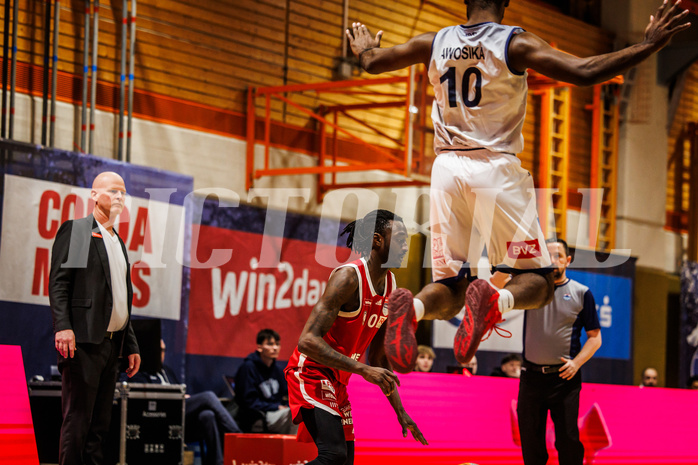 Basketball, win2day Basketball Superliga 2024/25, Grunddurchgang Runde 21, BBC Nord Dragonz, BC Vienna, Juwan Perdue (0)