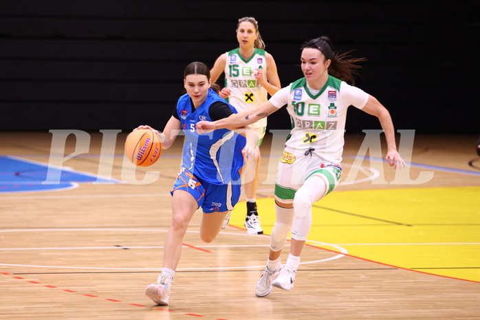 22.12.2024, Graz, Raiffeisen Sportpark, Basketball Damen Superliga 2024/25, Grunddurchgang, 10.Runde, UBI Holding Graz vs. DBB Wels