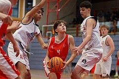 Basketball Superliga 2024/25, SLMU14 Traiskirchen Lions Academy vs. ATSE Graz


