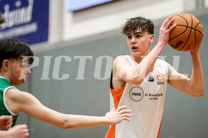 29.03.2025 Österreichischer Basketballverband 2024/25, SLMU16, Basket Dukes vs. KOS Celovec