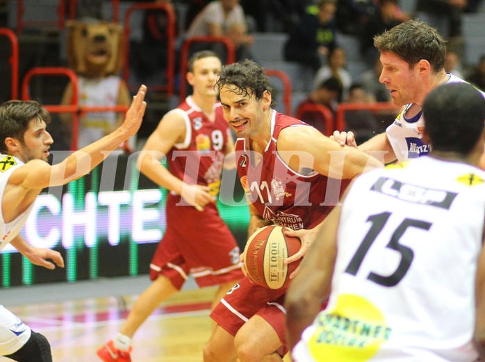 Basketball ABL 2015/16 Grunddurchgang 14.Runde Traiskirchen Lions vs. Gmunden Swans