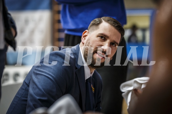 Basketball, ABL 2018/19, Playoff HF Spiel 1, Oberwart Gunners, Gmunden Swans, Horst Leitner (Coach)