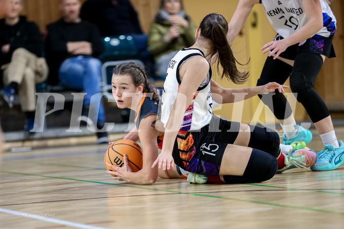 16.02.2025 Österreichischer Basketballverband 2024/25, SLWU16 Vienna United vs Basket Duchess
