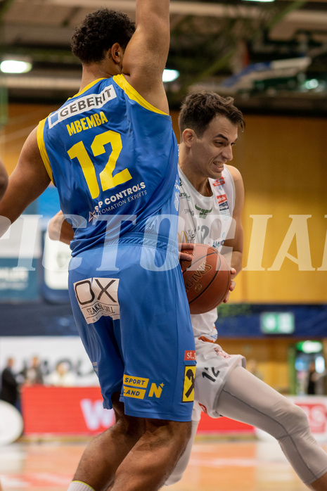 Basketball, Basketball Superliga 2022/23, Grunddurchgang Runde 18, Kapfenberg Bulls, SKN St. P