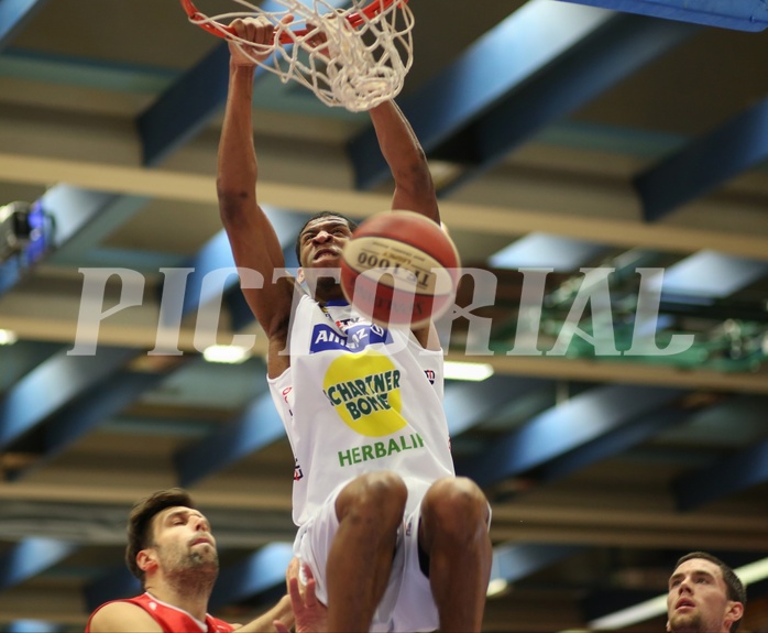 Basketball ABL 2015/16 Grunddurchgang 26.Runde Gmunden Swans vs. WBC Wels