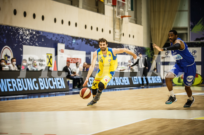 Basketball, bet-at-home Basketball Superliga 2019/20, Viertelfinale 2. Spiel, SKN St. Pölten Basketball, Oberwart Gunners, Lukas Böck (13)