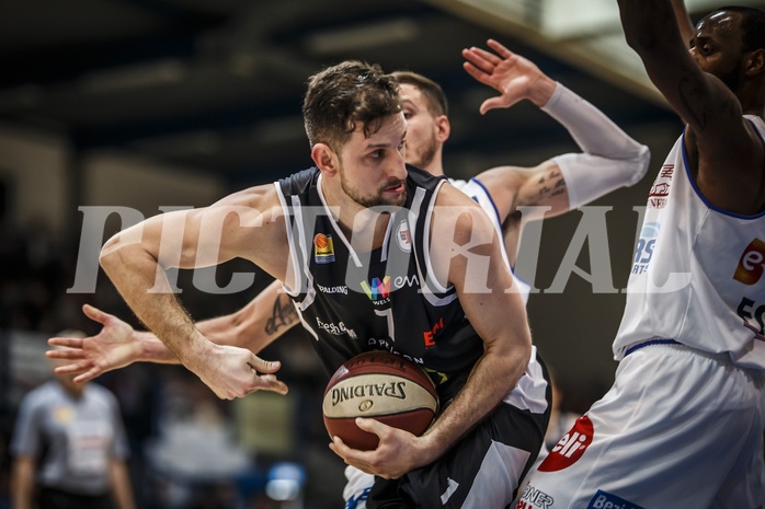 Basketball, ABL 2018/19, Grunddurchgang 19.Runde, Oberwart Gunners, Flyers Wels, Davor Lamesic (7) Basketball, ABL 2018/19, Grunddurchgang 19.Runde, Oberwart Gunners, Flyers Wels, Davor Lamesic (7)