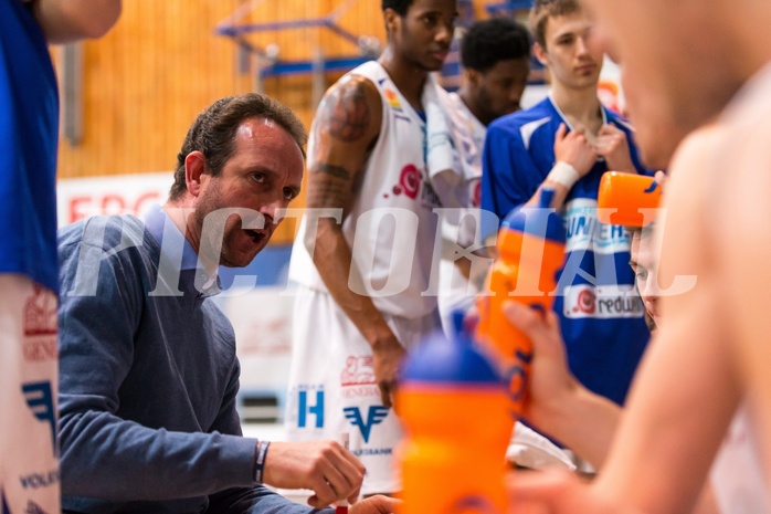 Basketball, ABL 2016/17, CUP VF, Oberwart Gunners, UBSC Graz, Chris Chougaz (Coach)