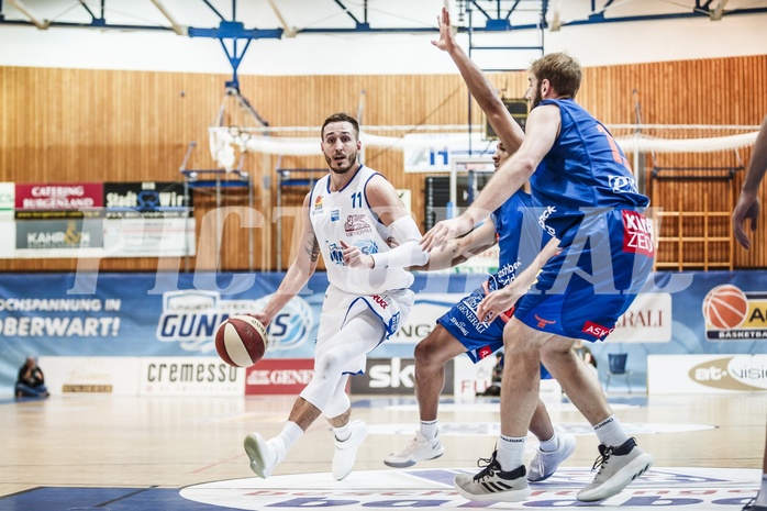Basketball, ABL 2018/19, Grunddurchgang 7.Runde, Oberwart Gunners, Kapfenberg Bulls, Hayden Thomas Lescault (11)
