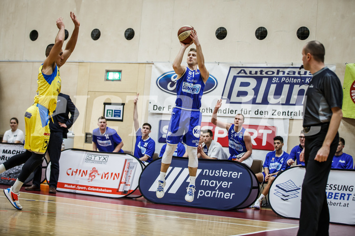Basketball, Admiral Basketball Superliga 2019/20, Grunddurchgang 15.Runde, St. Pölten, Oberwart Gunners, Georg Wolf (10)