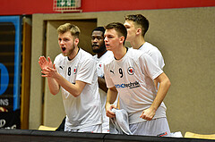 Basketball Superliga 2020/21, Grunddurchgang 13. Runde Flyers Wels vs. Oberwart, Konstantin Waser (8), Danilo Tepic (9),
