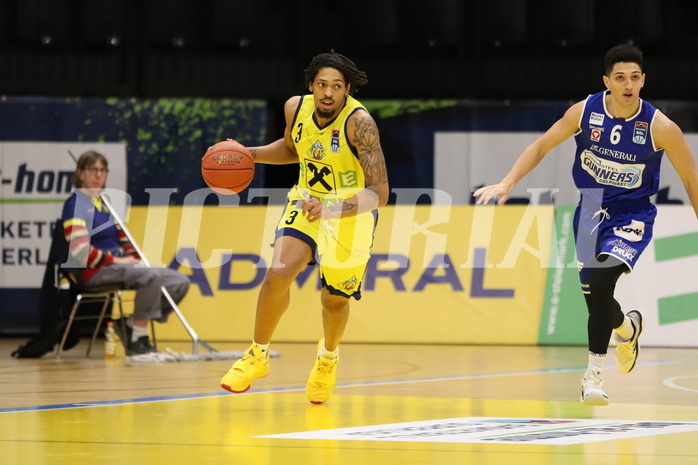 Basketball Superliga 2021/22, 3.Plazierungsrunde, UBSC Raiffeisen Graz vs. Unger Steel Gunners Oberwart 