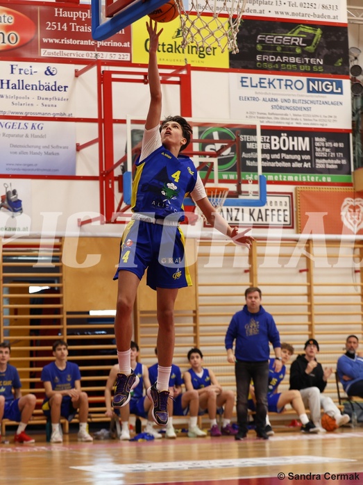 Basketball Superliga 2024/25, SLMU16 Traiskirchen Lions Academy  vs. UBSC Graz 


