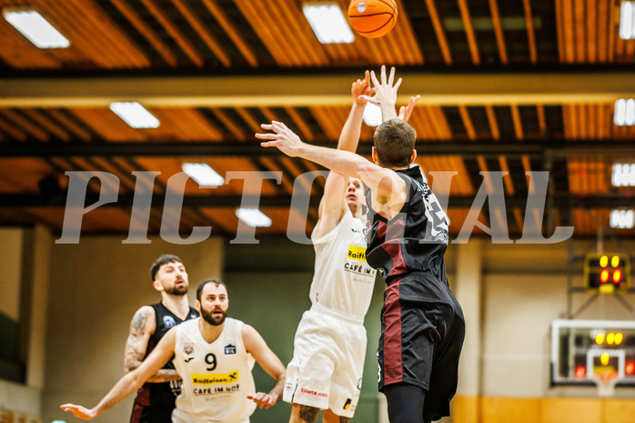 Basketball, Basketball Zweite Liga 2024/25, Grunddurchgang 17.Runde, Mattersburg Rocks, Mistelbach Mustangs, Petar Zivkovic (8)