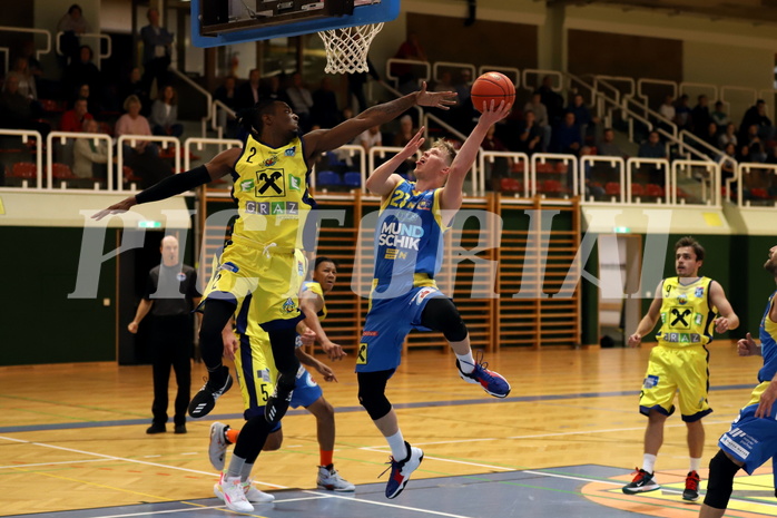 Basketball Superliga 2021/22, Grunddurchgang 1.Runde UBSC Graz vs. SKN St.Pölten


