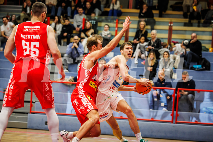 Basketball, win2day Basketball Superliga 2024/25, Grunddurchgang 17.Runde, SKN St. Pölten, Traiskirchen Lions, Duje Putnik (11)
