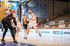 Basketball, bet-at-home Basketball Superliga 2020/21, Platzierungsrunde, 5. Runde, Oberwart Gunners, Flyers Wels, Ignas Fiodorovas (5)