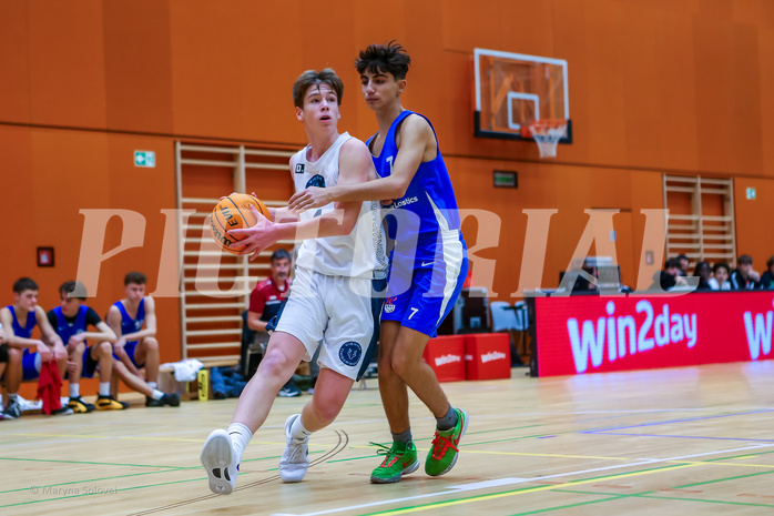 24.11.2024 Österreichischer Basketballverband 2024/25, SLMU16, Vienna Timberwolves vs. ATSE Graz