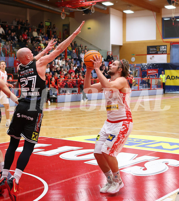 Basketball Superliaga 2024/25, Grunddurchgang 22.Runde Traiskirchen Lions vs. Flyers Wels